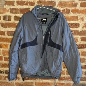 Helly Hansen Small Blue-ish Gray Coat w/ Adjustable‎ Waist